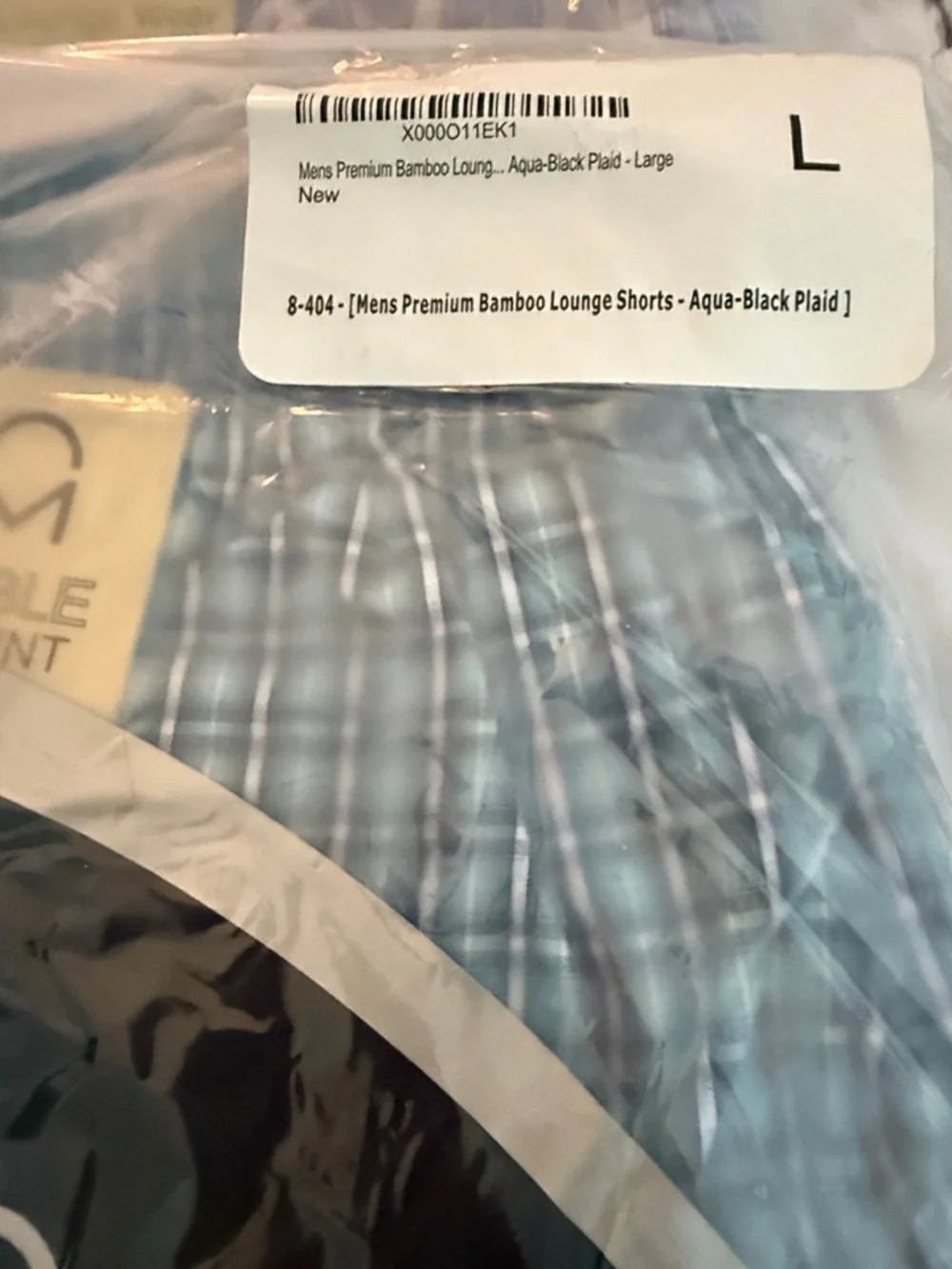 Men’s Premium Bamboo Lounge Boxer Briefs - Blue Plaid